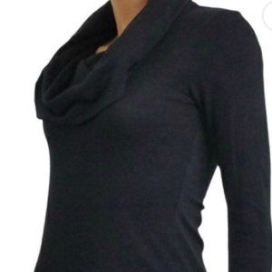 CAbi Black Cowl Neck Knit Top - Med 0 #3050